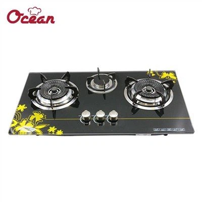 3 Burner Desktop Gas Qhov cub